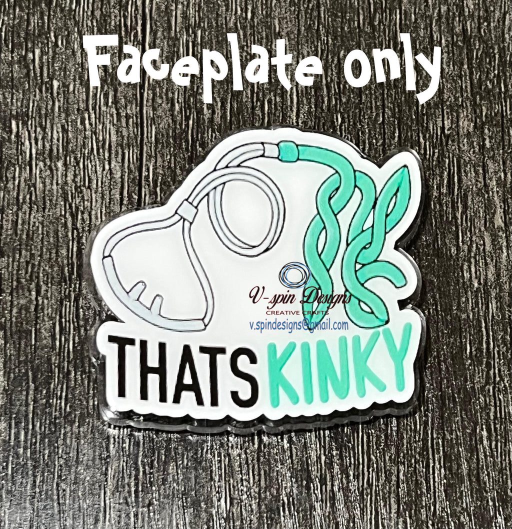 Thats Kinky Badge reel great for Respritory Therapist/Funny badge reels