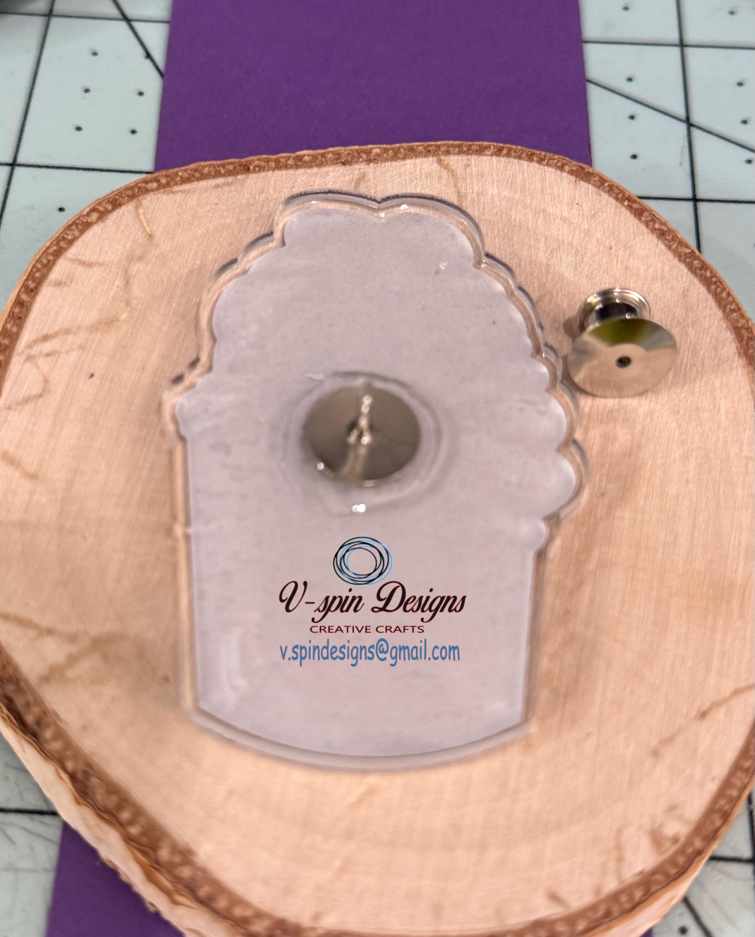 Ramen Noodle Cup Badge Reel | Retractable Acrylic ID Holder