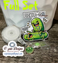 "Pickle-ish" Badge Reel | Funny Retractable Acrylic ID Holder