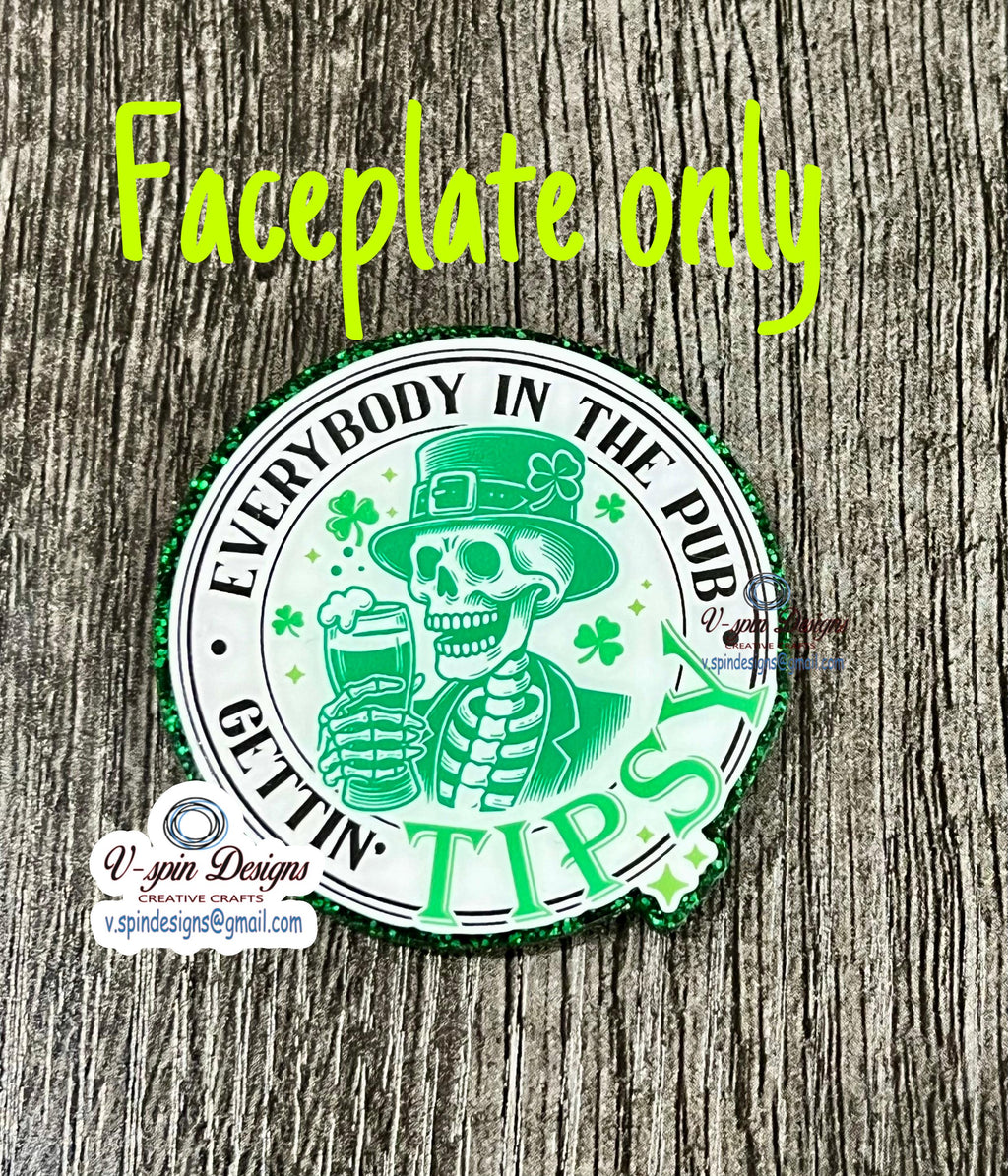 Funny St. Patrick’s Day “Everybody in the Pub”” Badge reel/ID Holder card holder/nurse/teachers/fun/silly