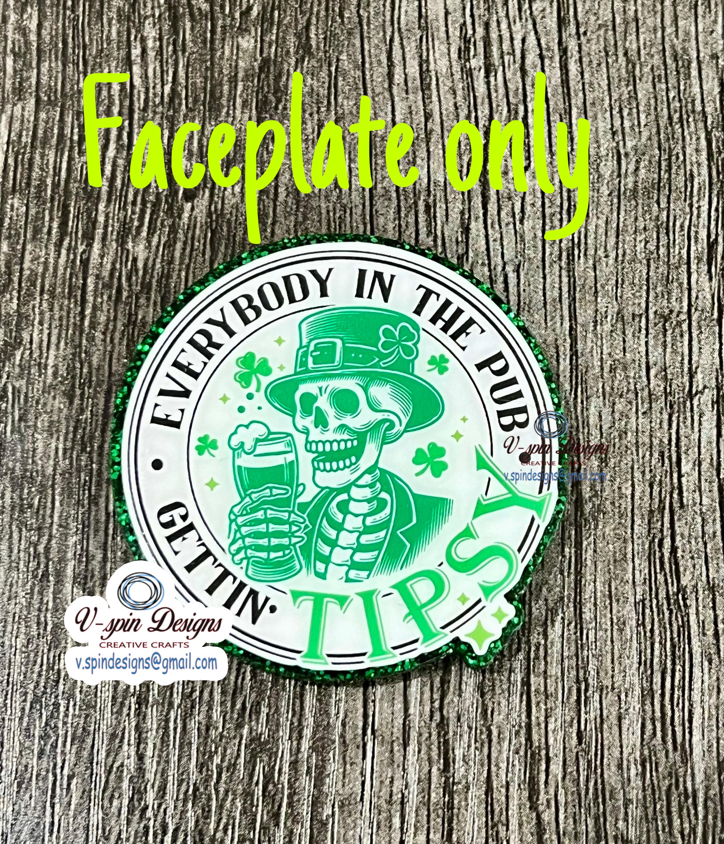 Funny St. Patrick’s Day “Everybody in the Pub”” Badge reel/ID Holder card holder/nurse/teachers/fun/silly