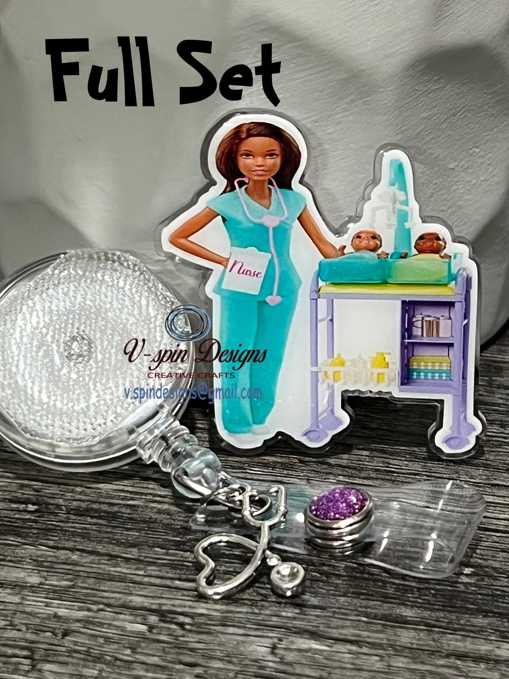 Labor and Delivery Nurse badge reel/ID Holder card holder/nurse/teachers/L&D badge reels