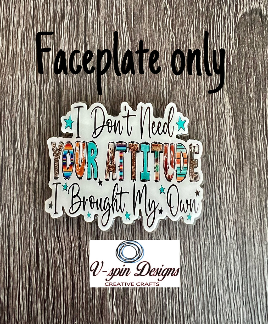 Funny “I don’t need your Attitude” Badge reel/ID Holder card holder/nurse/teachers/fun/silly
