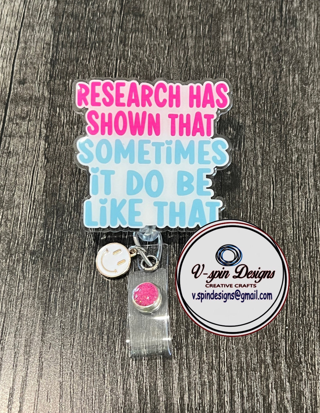 Sometimes It do be like that (white) Badge reel/ID Holder/card holder/nurse/fun/silly