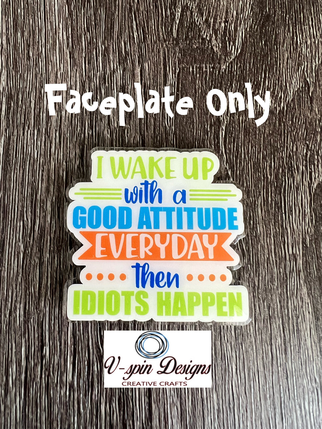 Funny “Idiots Happen” Badge reel/ID Holder/card holder/nurse badge reels/funny badge reels/sarcastic badge reels
