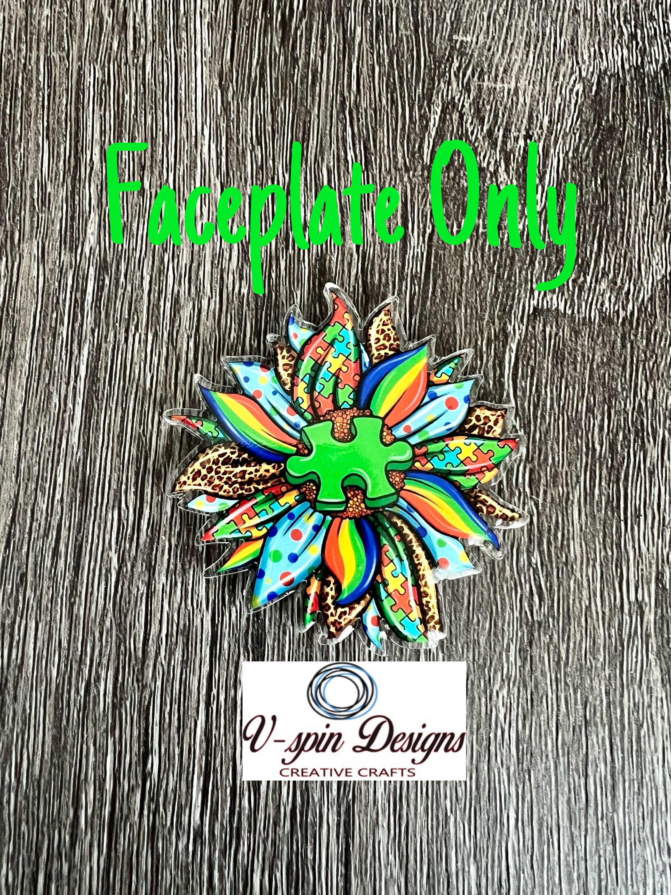 Autism Awareness Sunflower badge reel/ID holder/ card holder/nurses/pediatrics/teachers