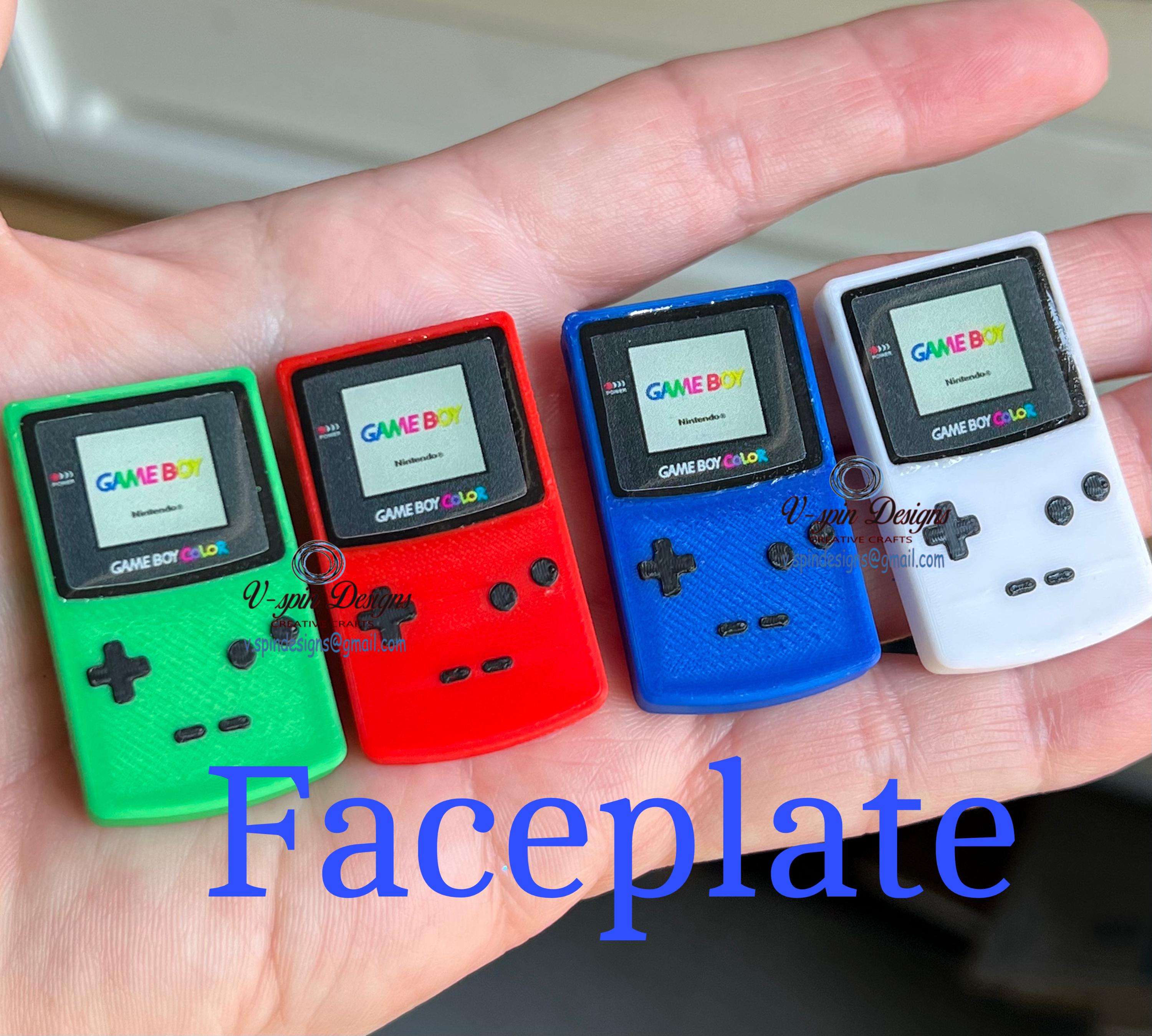 Old School Handheld Game Badge Reel | 3D Printed Retractable ID Holder for Gamers