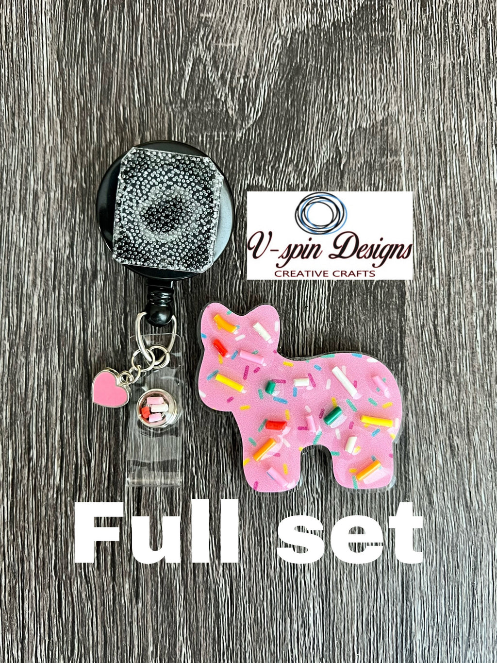 Circus Cookie badge reel/ID Holder/card holder/teachers/nurse badge reels/badge reels
