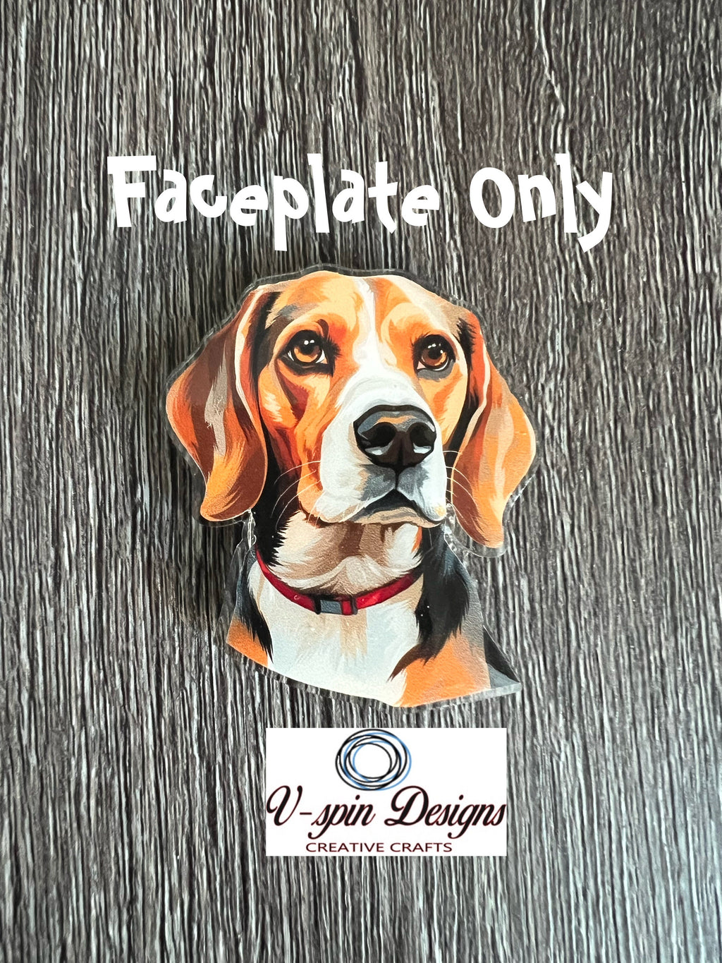 Beagle Dog Badge Reel | Retractable Acrylic ID Holder for Dog Lovers