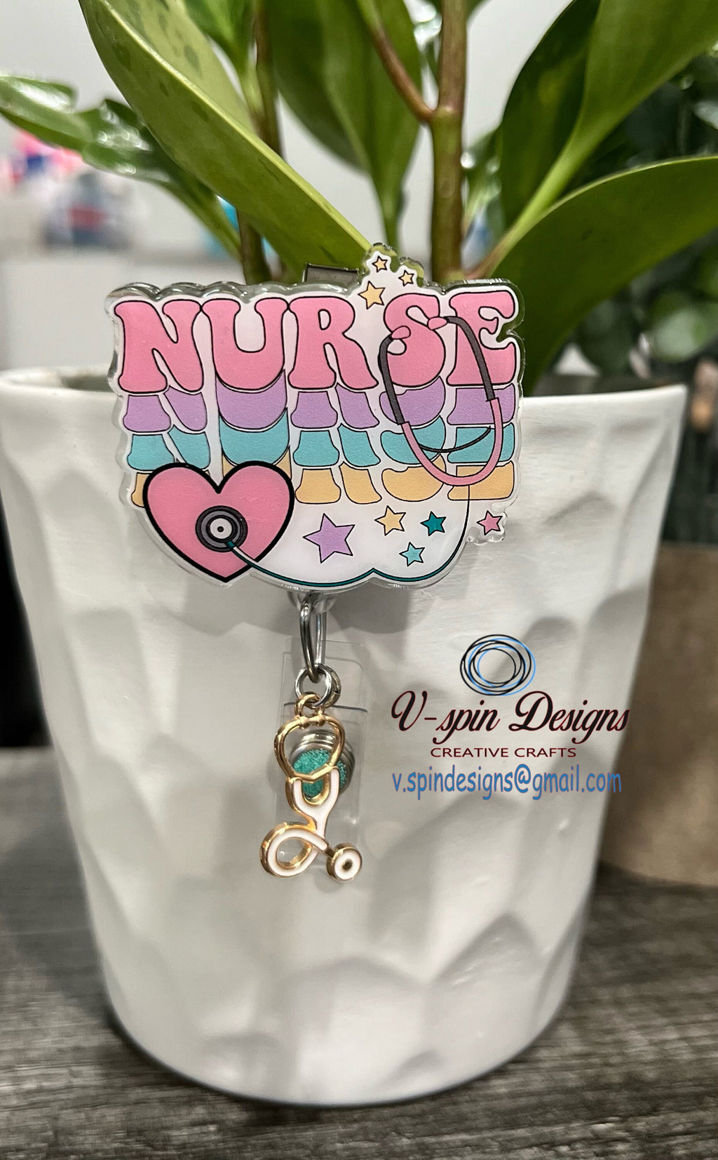 Nurse badge reel/ID Holder/Card holder/students/nursing