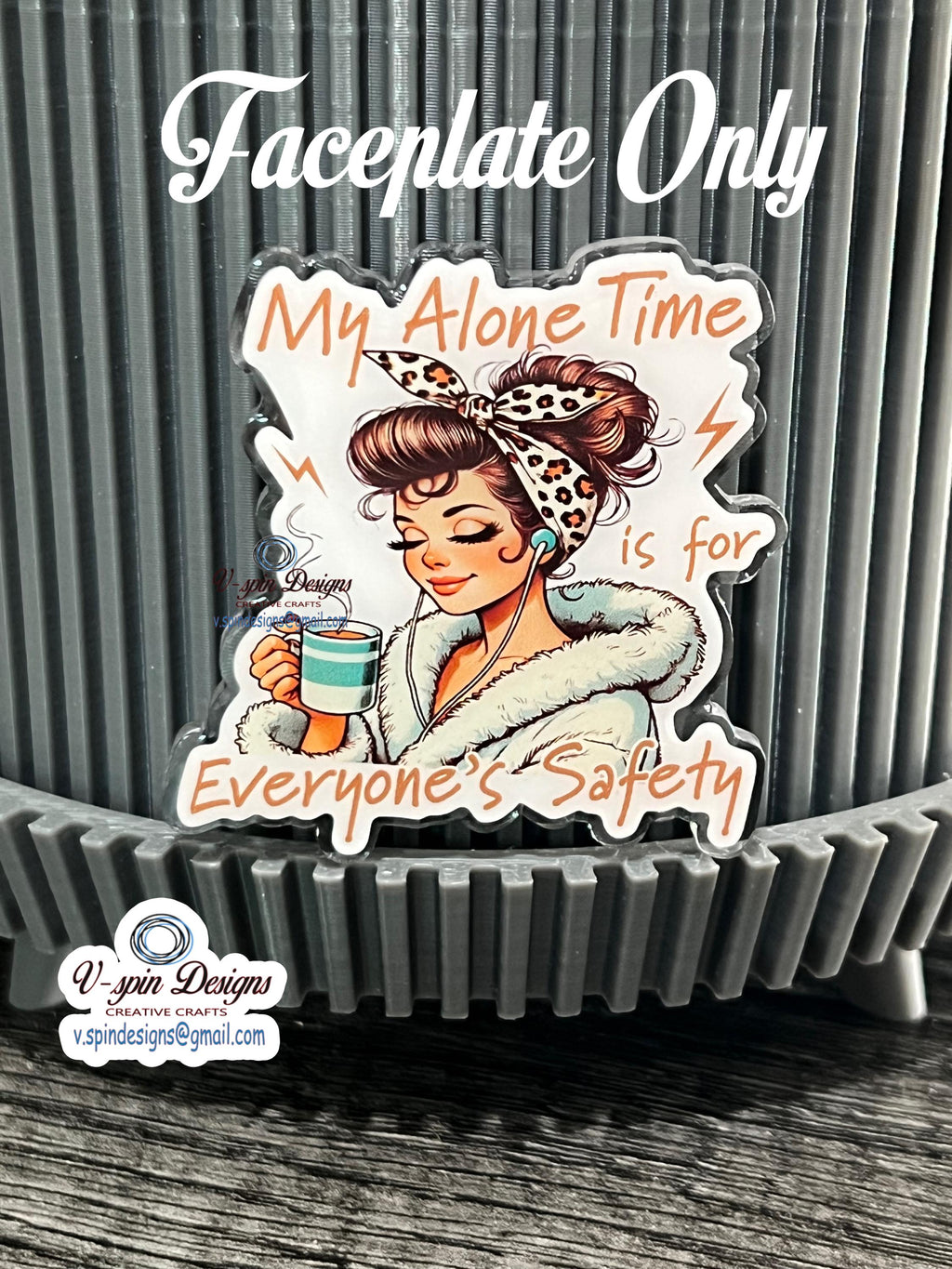Funny 'My Alone Time' Badge Reel: Sarcastic badge reels/nurse badge reels/funny badge reels