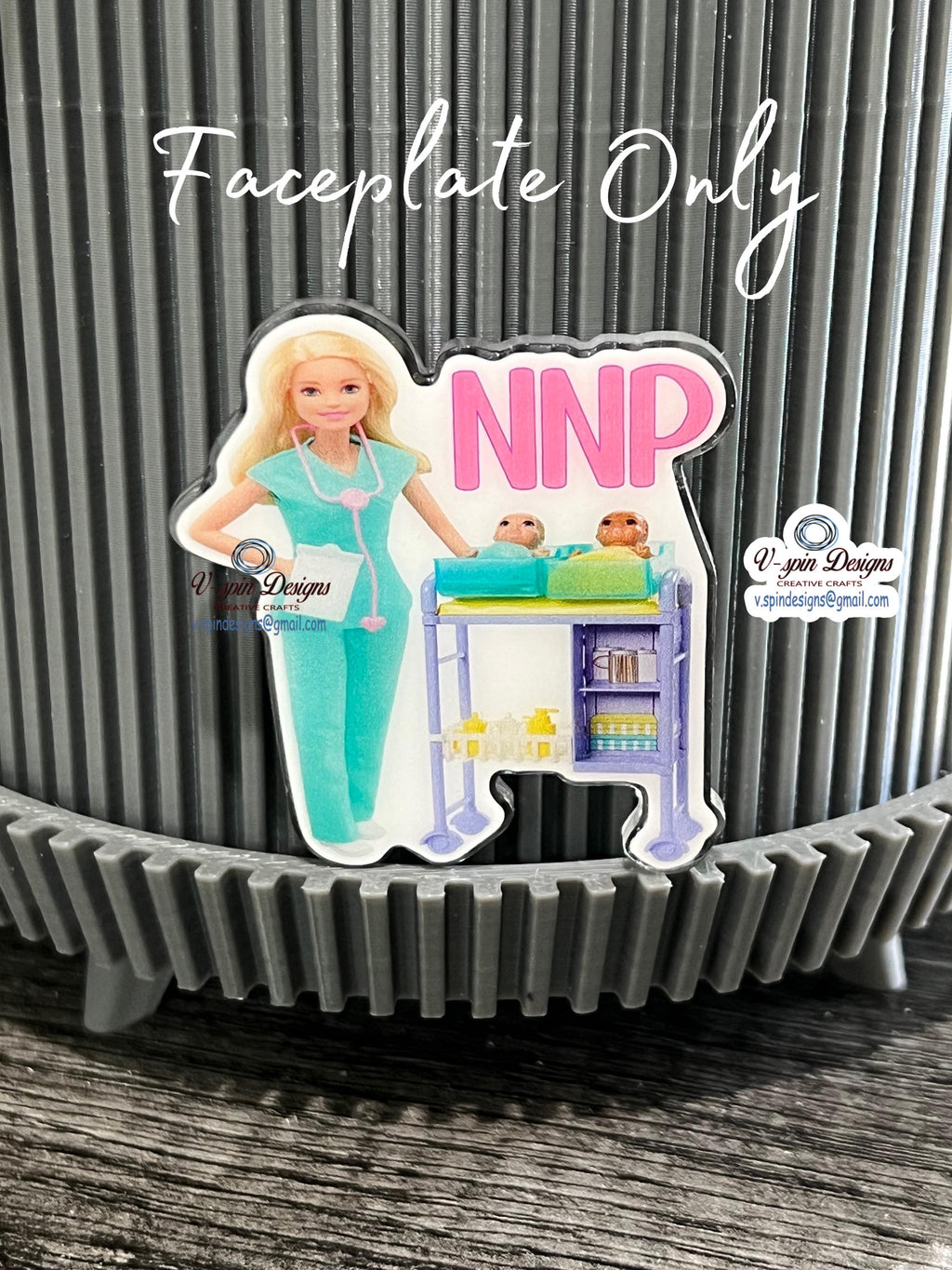 Acrylic NNP Nurse Badge Reel/funny badge reels/badge reel toppers/gift for nurses