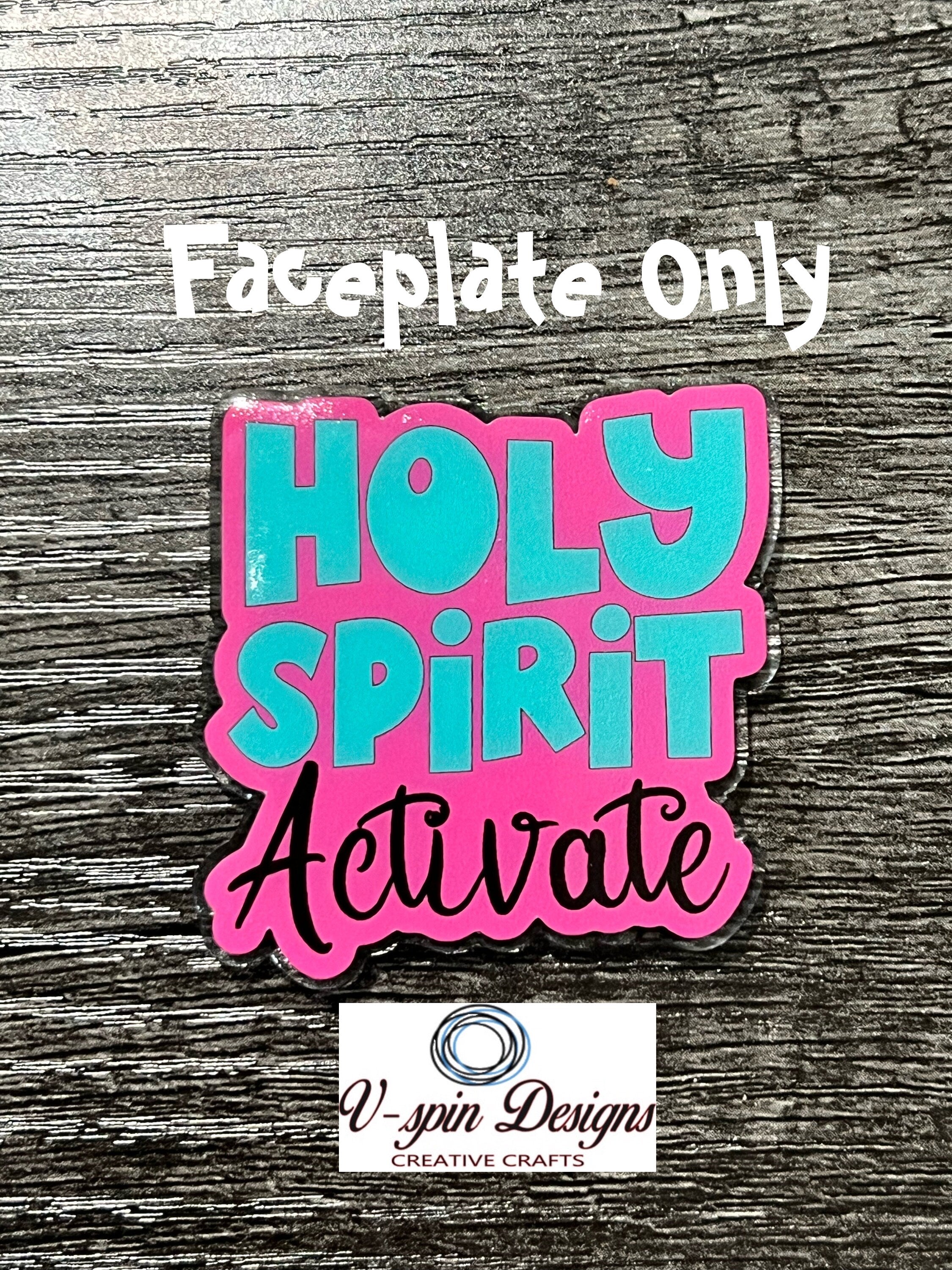 Funny “Holy Spirit Activate” Badge reel/ID Holder card holder/nurse/southern/fun/silly badge reels