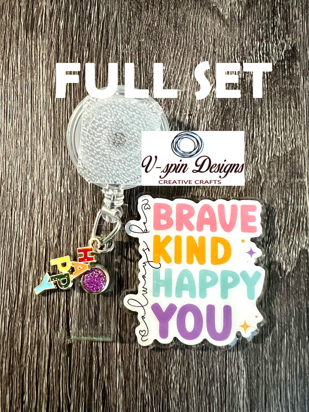 "Always Be" Inspirational Badge Reel | Retractable Acrylic ID Holder