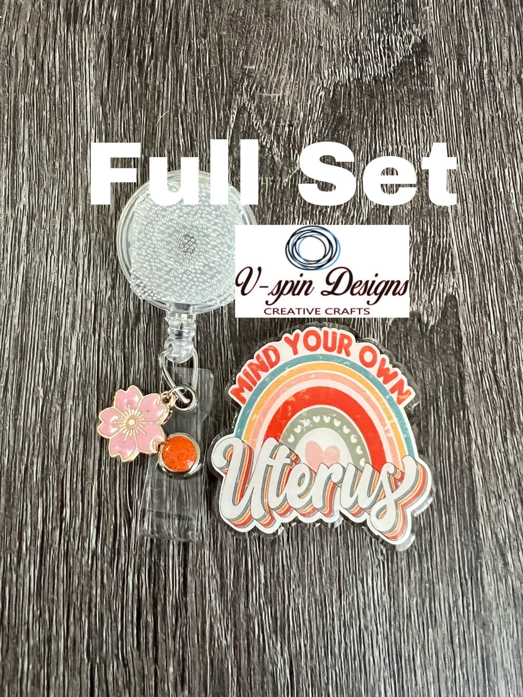 Funny Uterus badge reel/ID Holder/nurses/teachers/uterus/gynocology/gyno