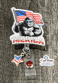 Merica Sasquatch/Bigfoot, badge reel/ID Holde/VA badge reels