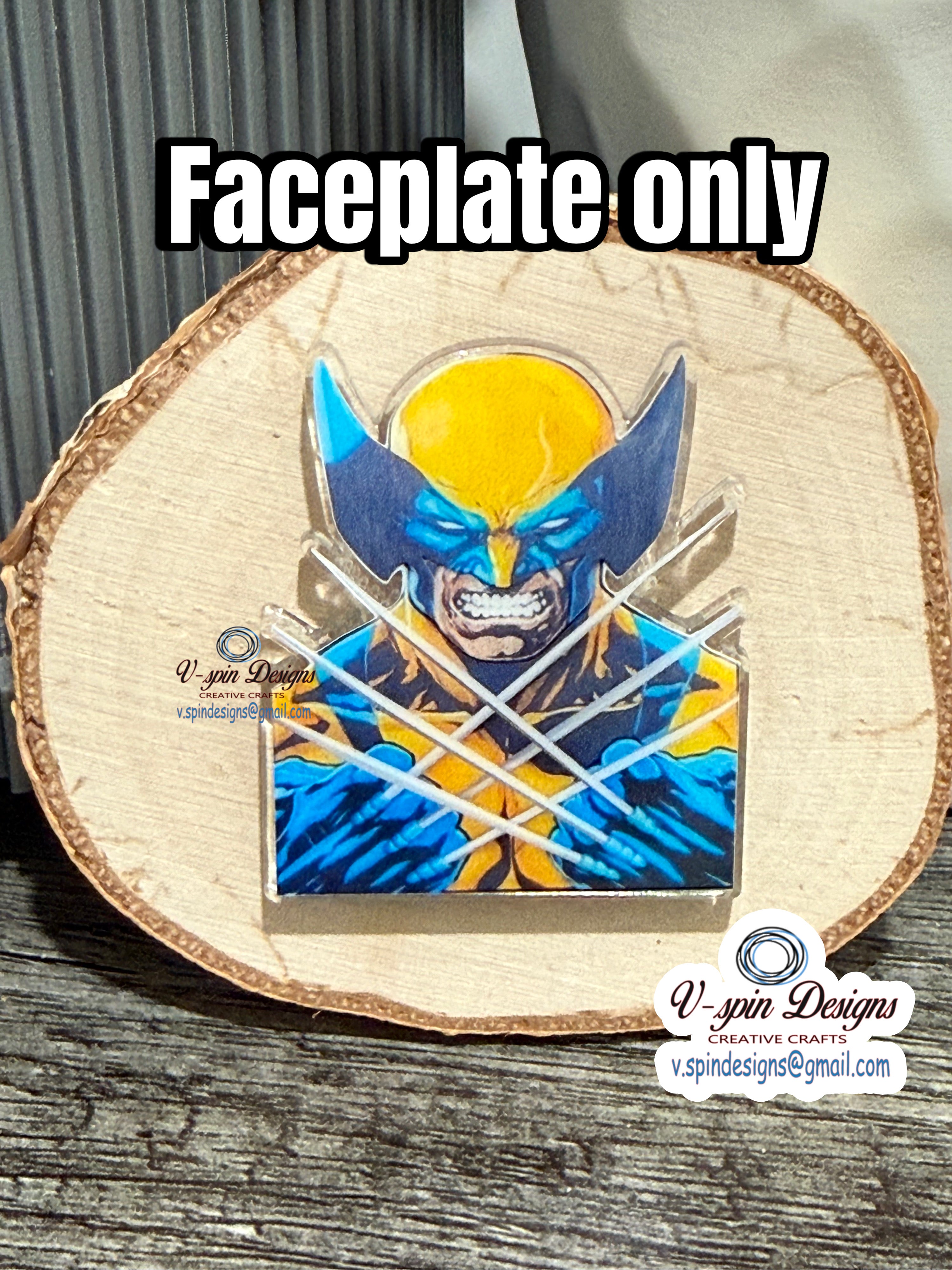 Super Hero Retractable Badge Reel – 2" Acrylic
