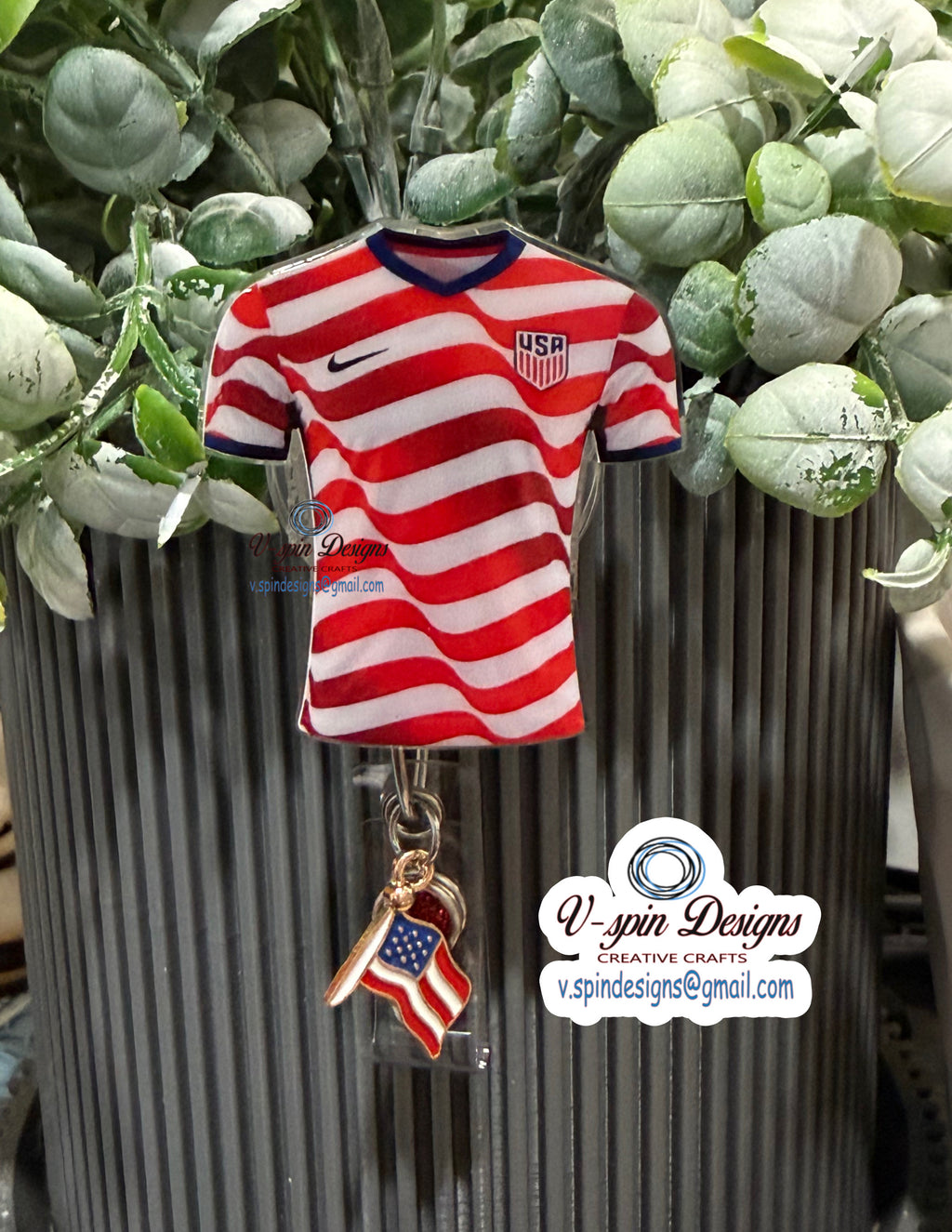 USA Soccer badge reel