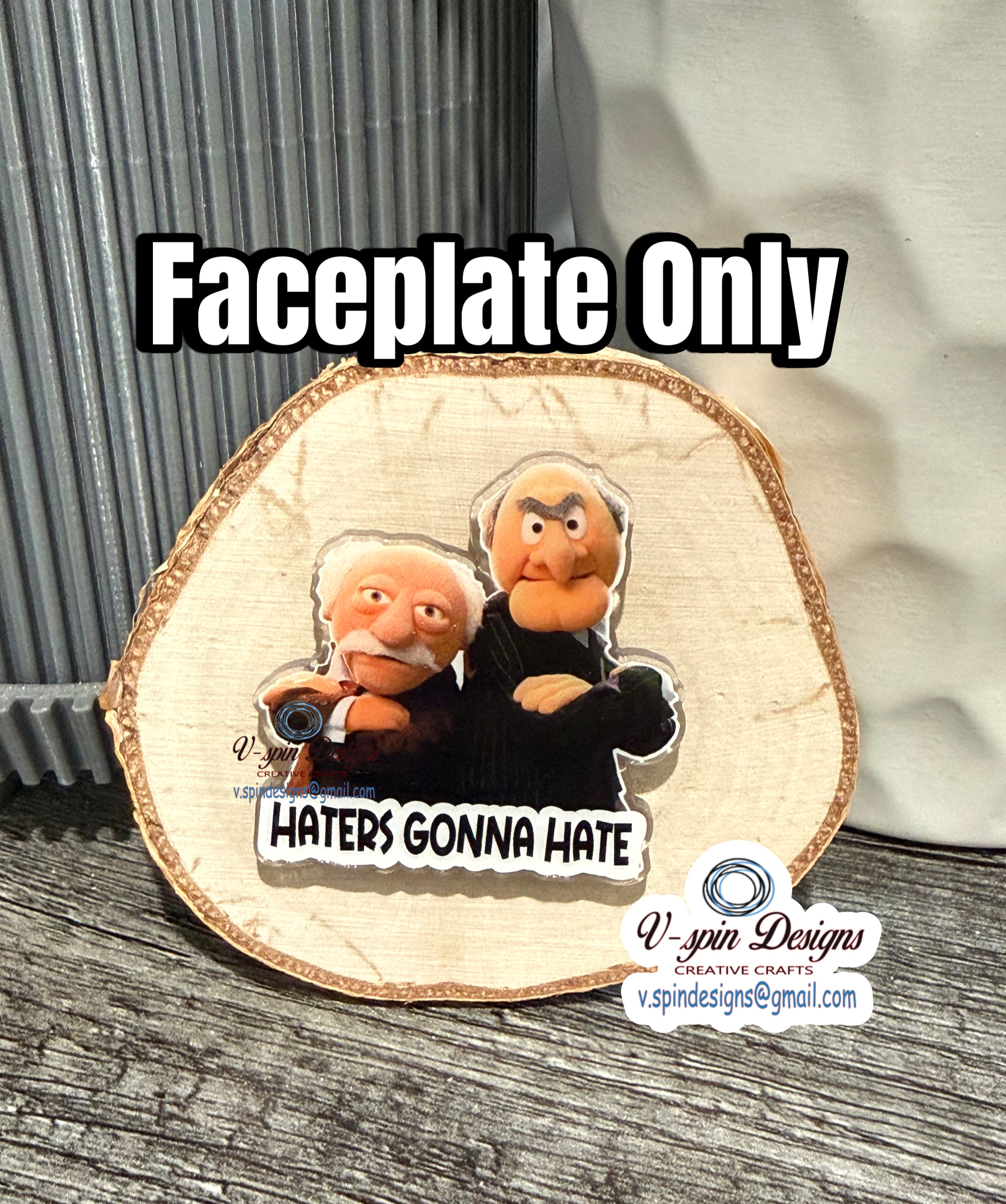 "Haters Gonna Hate" Badge Reel | Funny Retractable Acrylic ID Holder