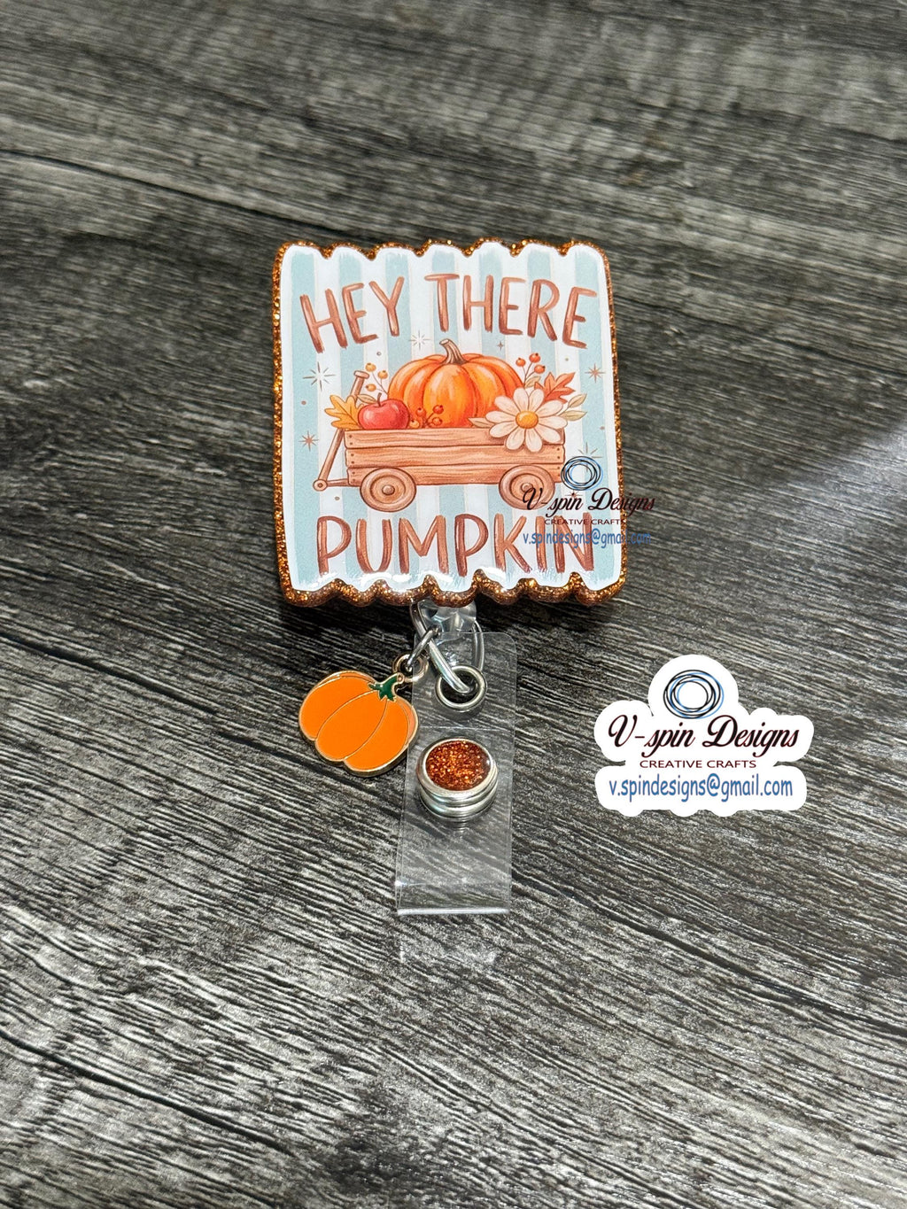 Hey There Pumpkin Fall Badge Reel