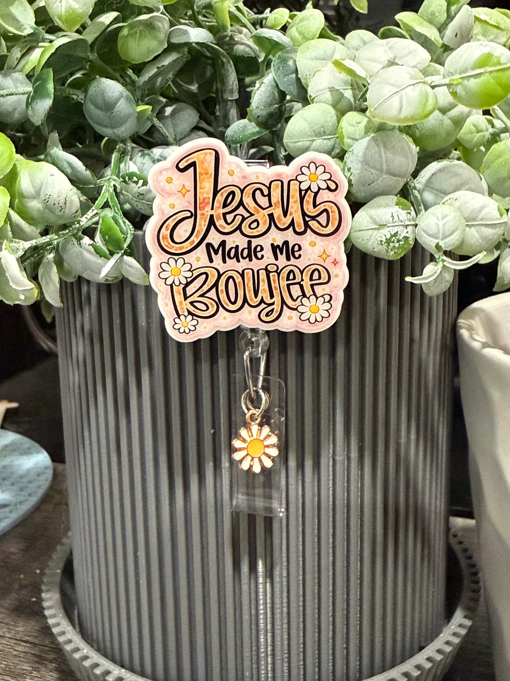 Jesus Made Me Boujee/Funny Badge Reel