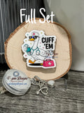 Cuff 'EM Nurse Goose Badge Reel