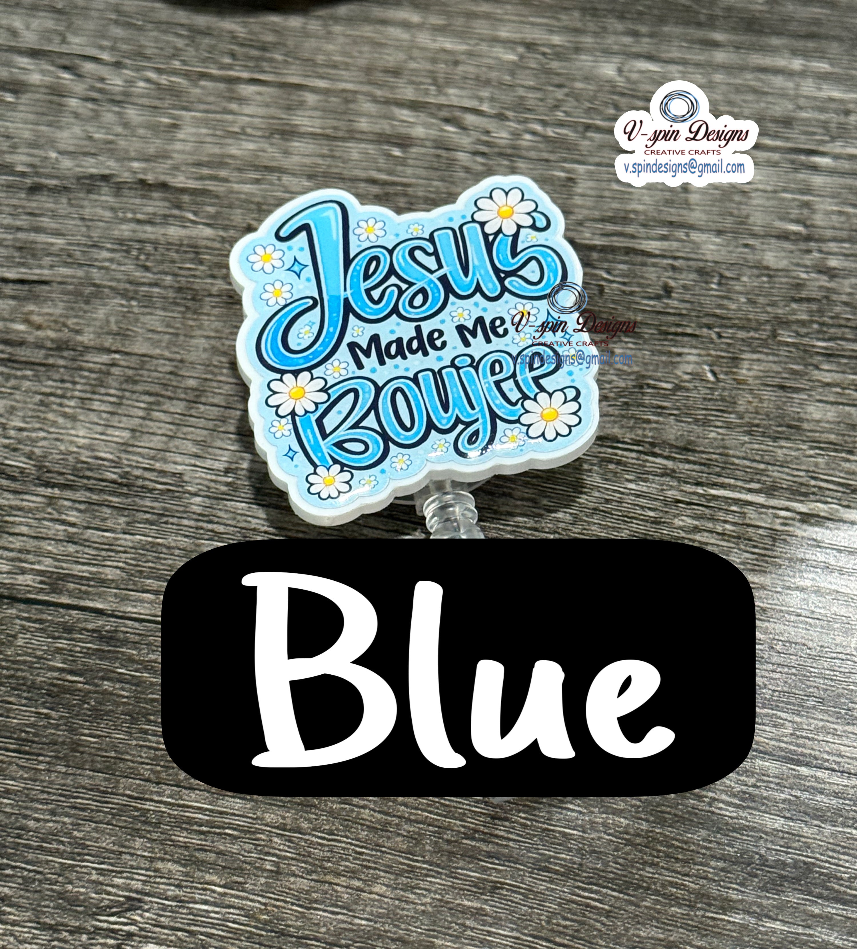 Jesus Made Me Boujee/Funny Badge Reel
