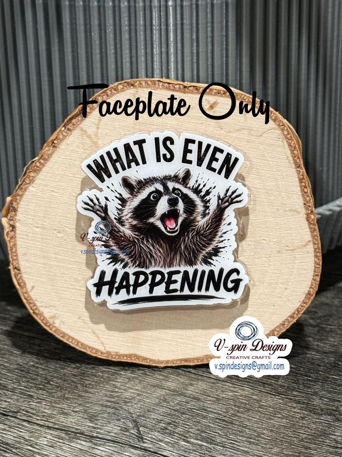 Raccoon "What is Even Happening" Retractable Badge Reel | Funny Nurse Badge Reel (Copy)