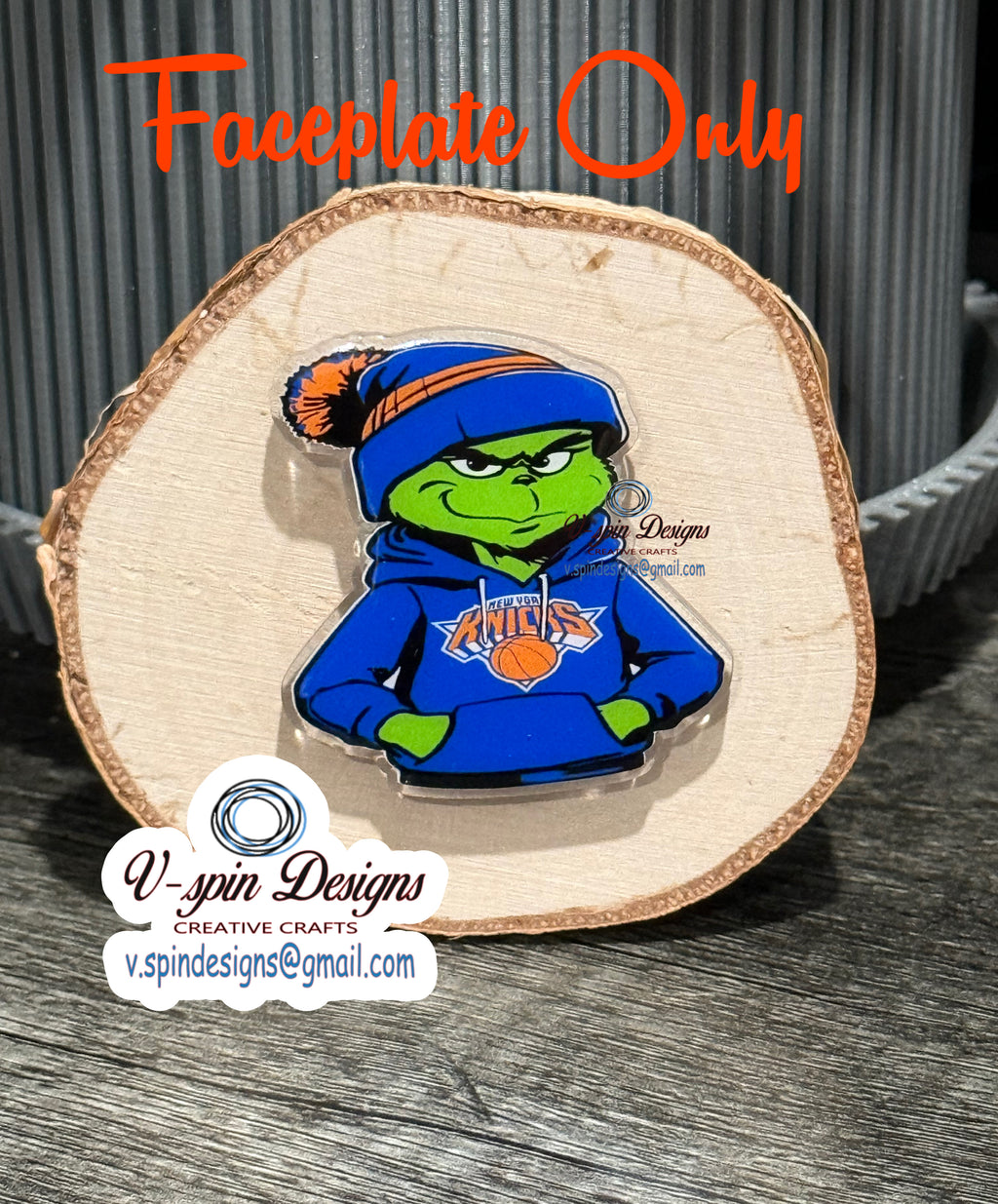 Custom Grinch Basketball Badge Reel | Sports Fan Retractable Acrylic ID Holder (Copy)