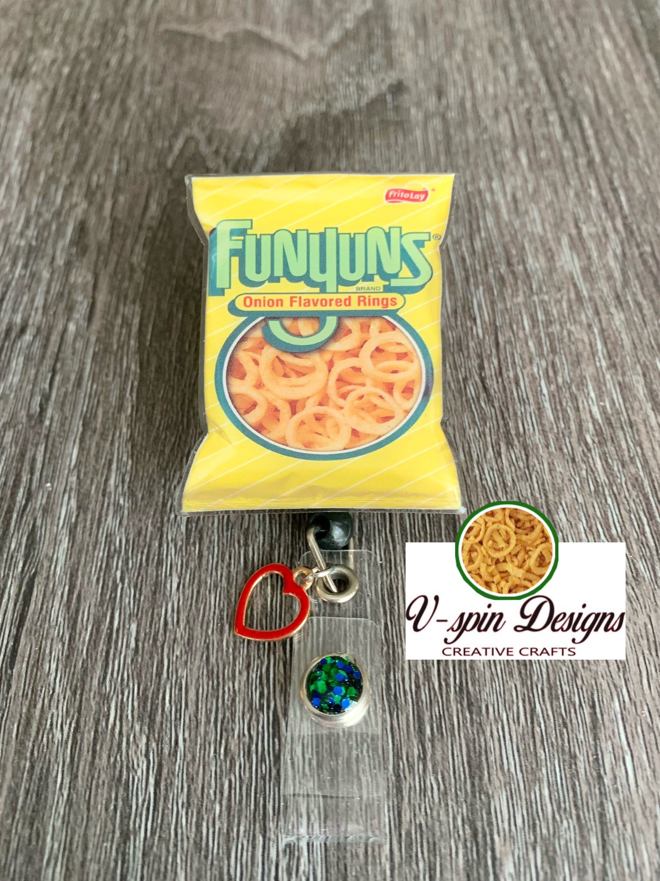 Chip bag retractable badge reel/ID holder/nurse/card holder/teachers/students/snacks