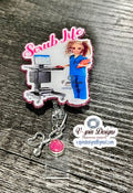Funny Scrub Life Badge reel/ID Holder/card holder/nurse badge reels/funny badge reels/nurse gifts