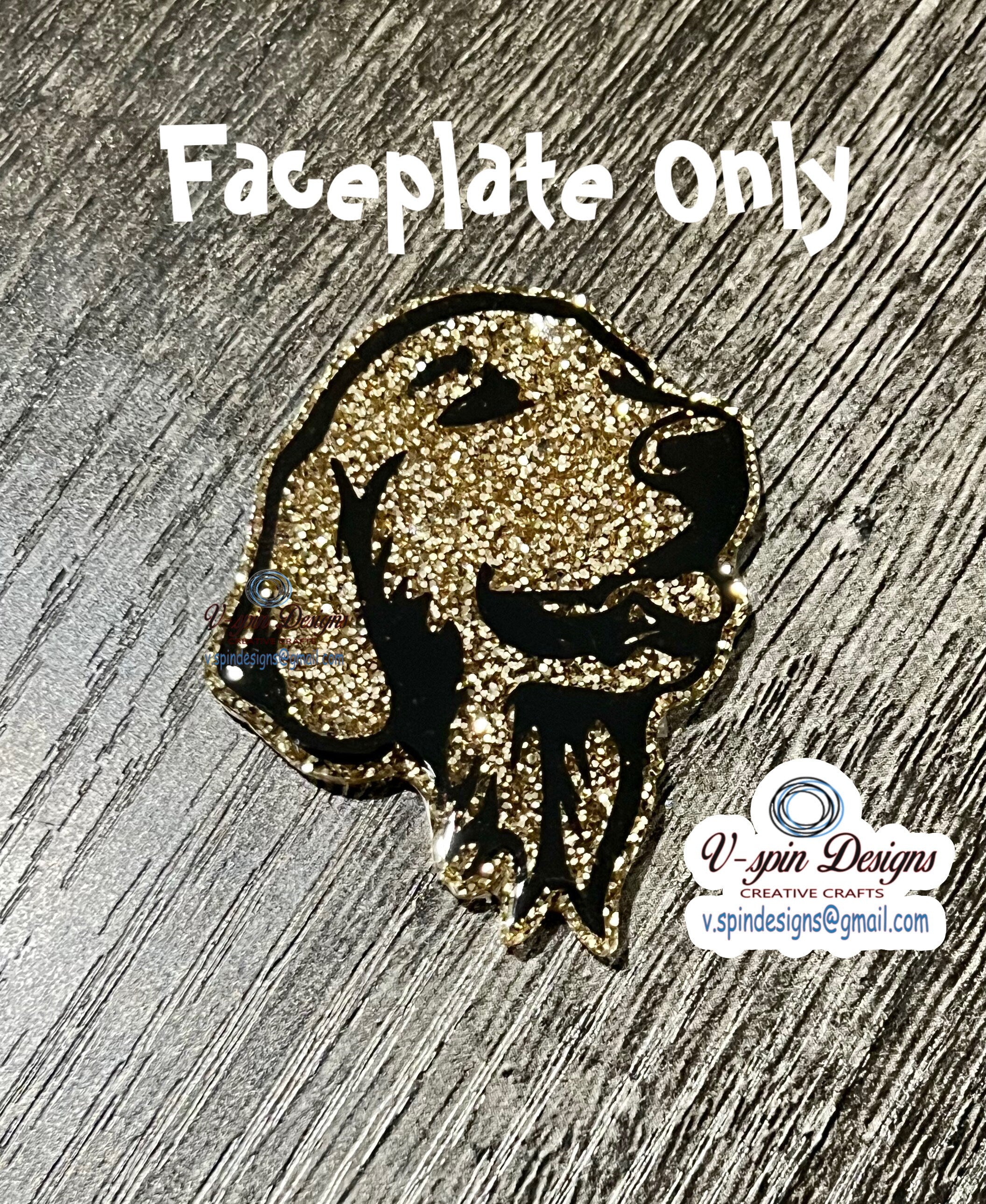 Golden Retriever Badge Reel | Retractable Acrylic ID Holder for Dog Lovers