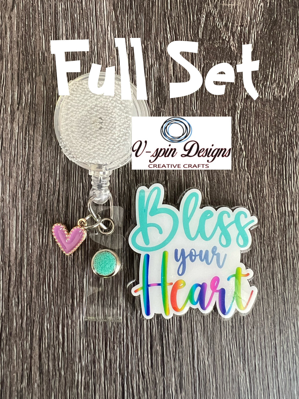 Funny “Bless your heart” Badge reel/ID Holder card holder/nurse/southern/funny badge reels