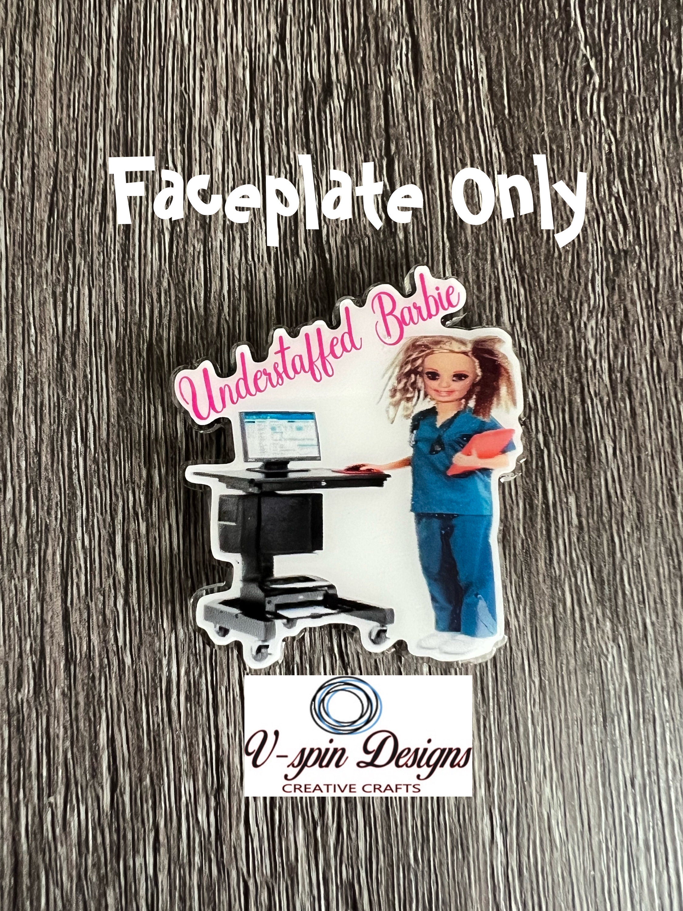 Understaffed Badge reel/ID Holder card holder/nurse badge reels/funny badge reels