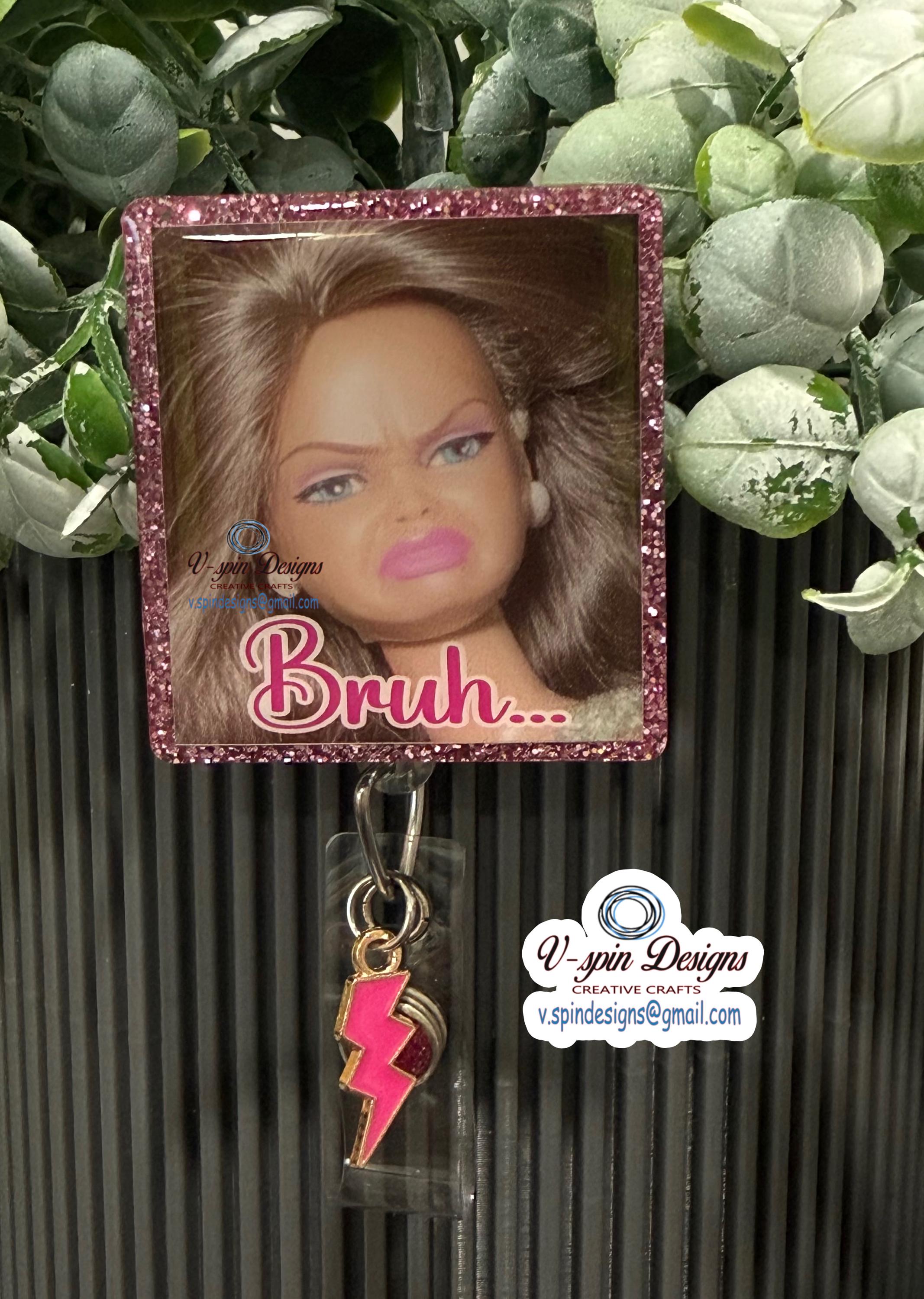 Funny Stinky face Badge reel/teacher gifts/Nurse badge reels