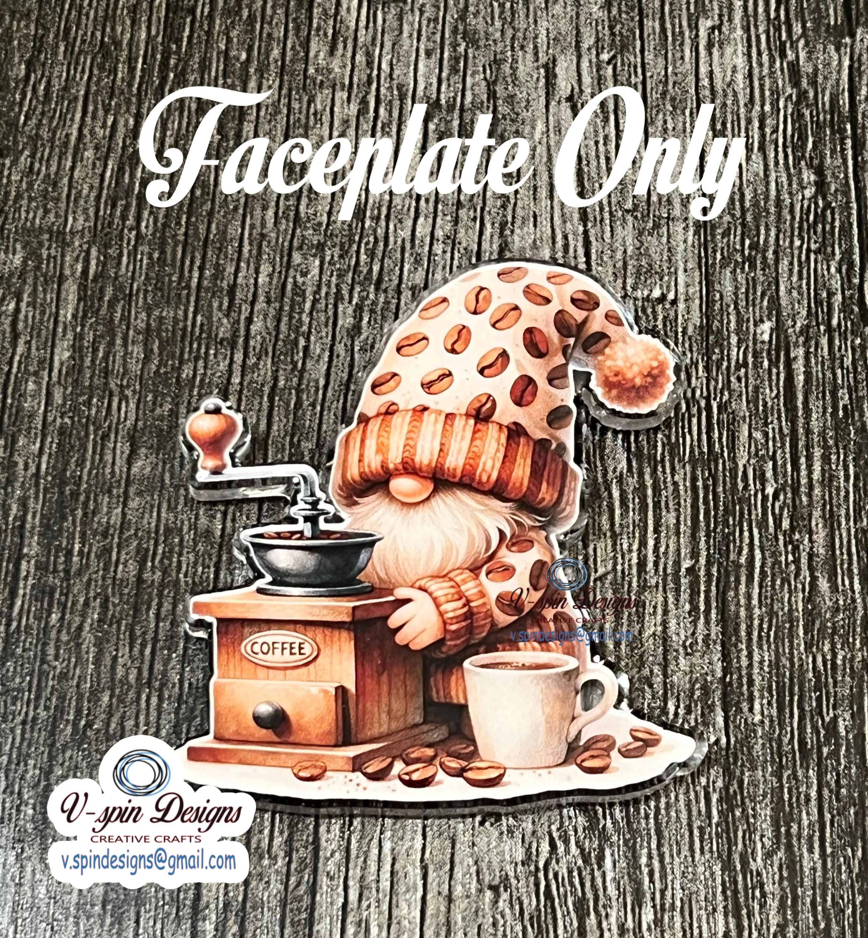 Coffee Gnome Badge Reel: Cute Retractable ID Holder for Coffee Lovers