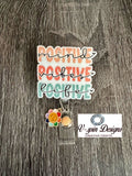 Positive badge reel/ID Holder card holder/nurse/teachers/Students /inspire