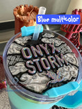 Dragon & Book Lover 40oz Cup Topper | Onyx Storm Stanley Accessory