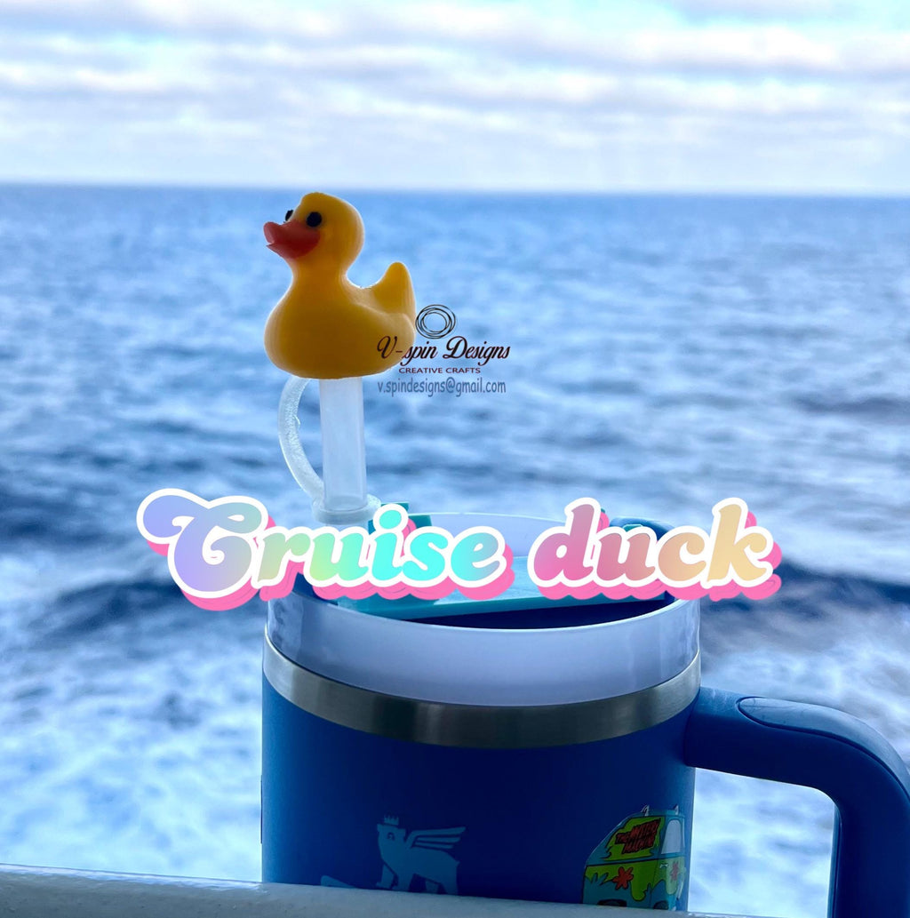Duck Straw Topper | Stanley Cup Accessory & Cruise Duck Gift