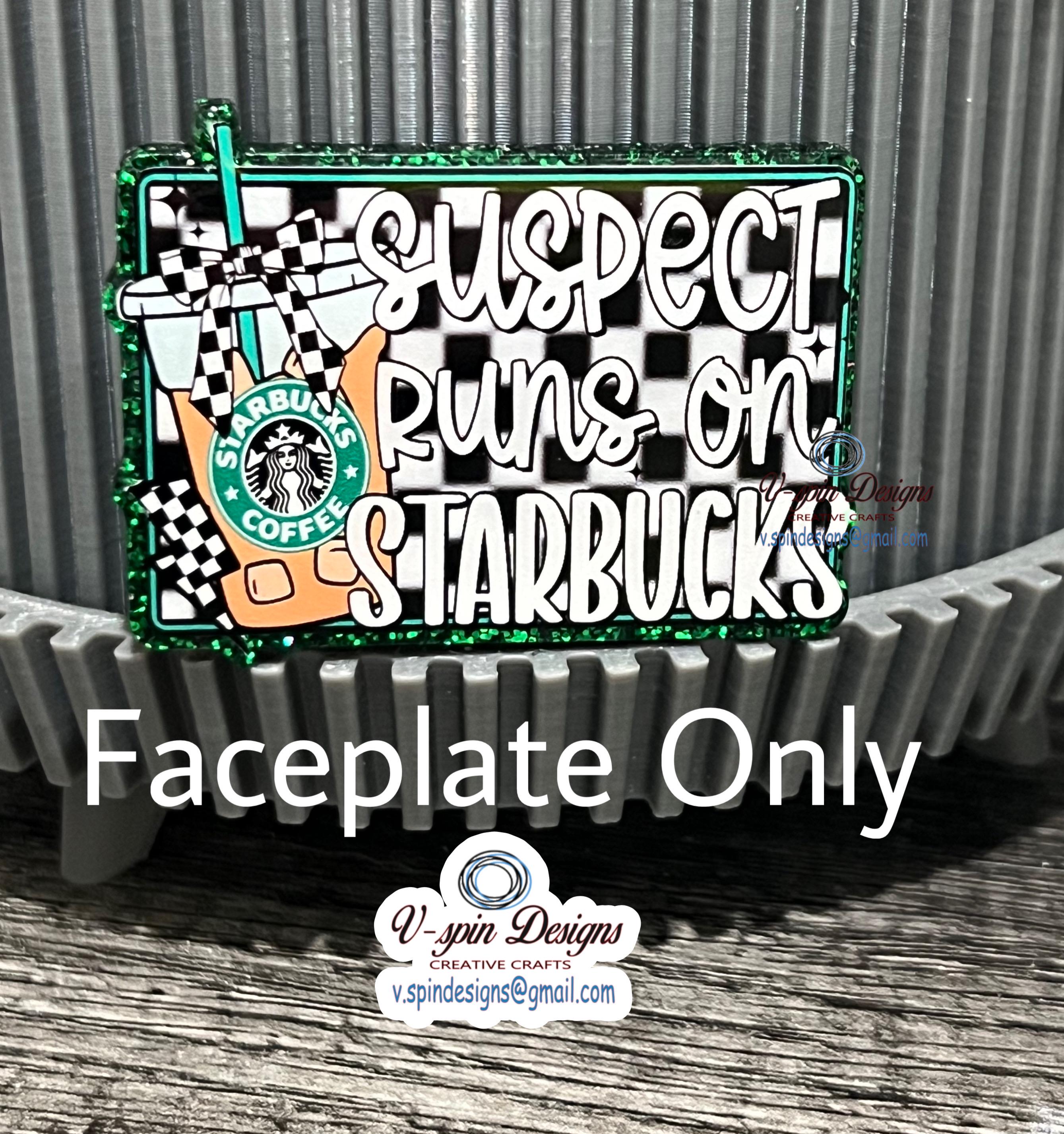 Funny “Suspect Runs” badge reel/ID Holder/nurses/teachers/students/coffee badge reels