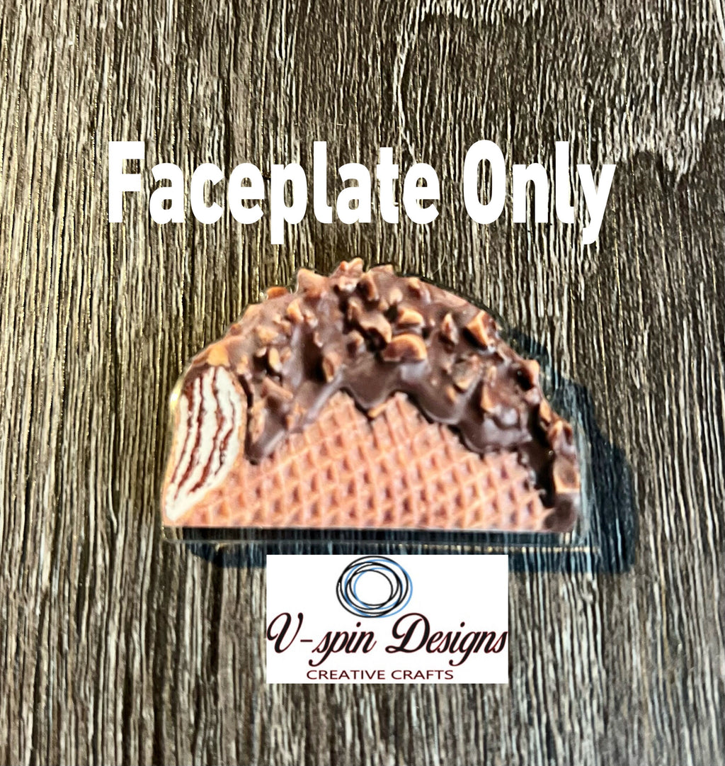 Choco Taco retractable badge reel/ID holder/nurse/card holder/teachers/students/ice cream badge reels