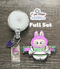 Little Monster LaBuzzBuzz Retractable Badge Reel: Acrylic ID Holder