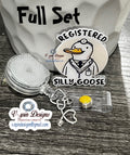 Registered Silly Goose Badge Reel: Funny Acrylic ID Holder