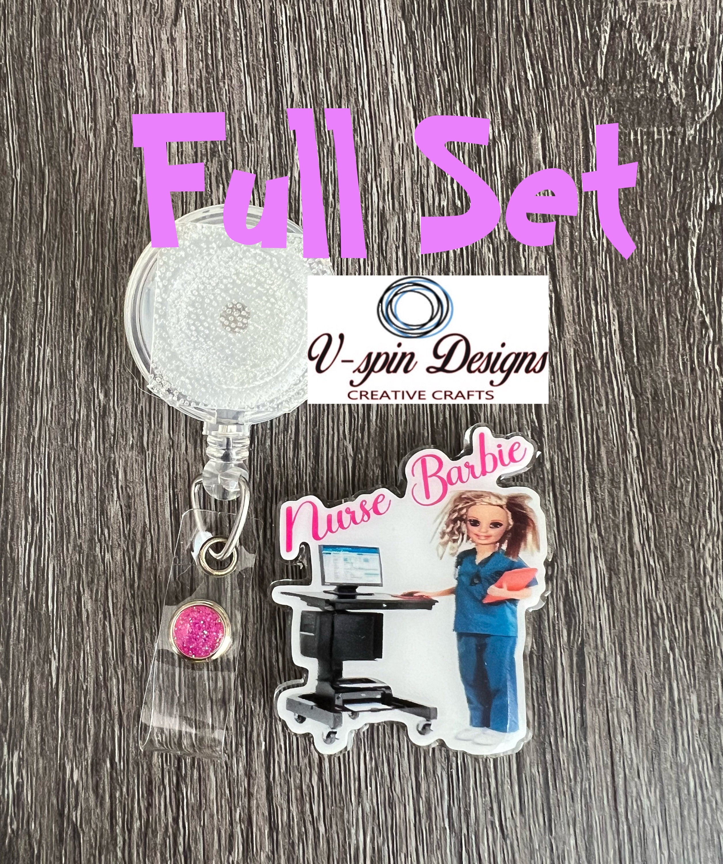 Nurse Badge reel/ID Holder card holder/nurse/teachers/fun/silly