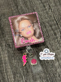 Funny Stinky face Badge reel/teacher gifts/Nurse badge reels