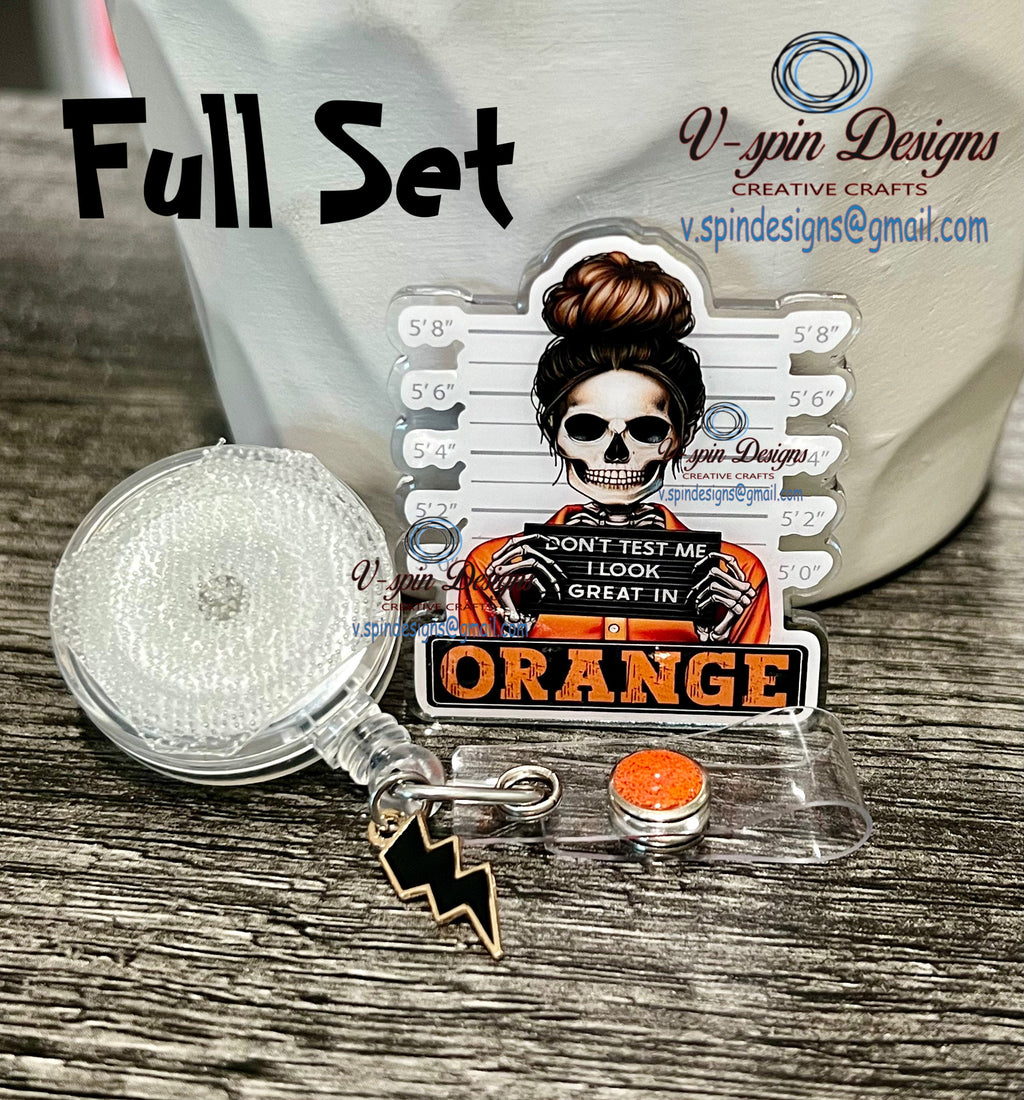 Funny “Don’t Test Me” Badge reel/ID Holder/card holder/nurse badge reels