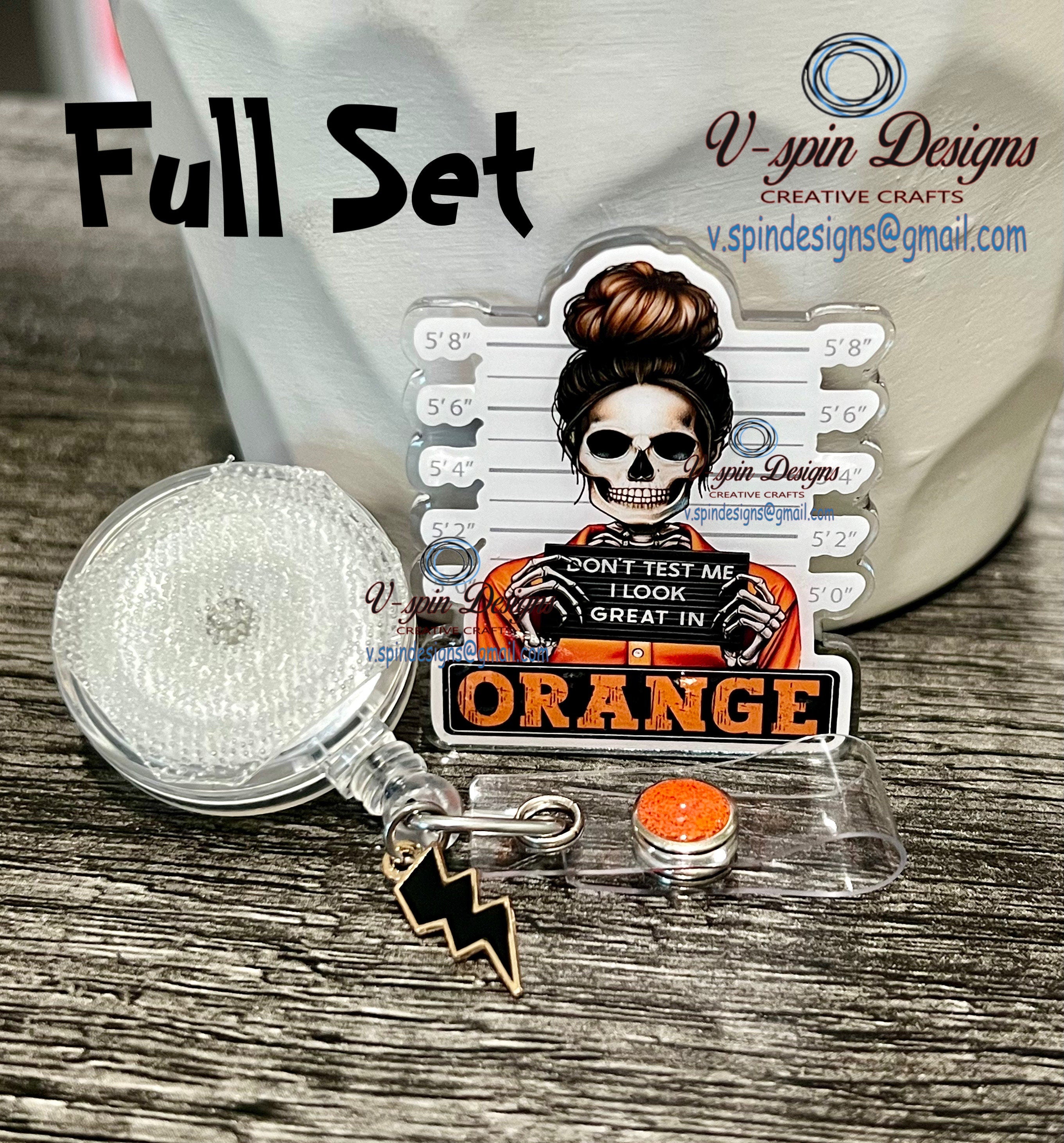 Funny “Don’t Test Me” Badge reel/ID Holder/card holder/nurse badge reels