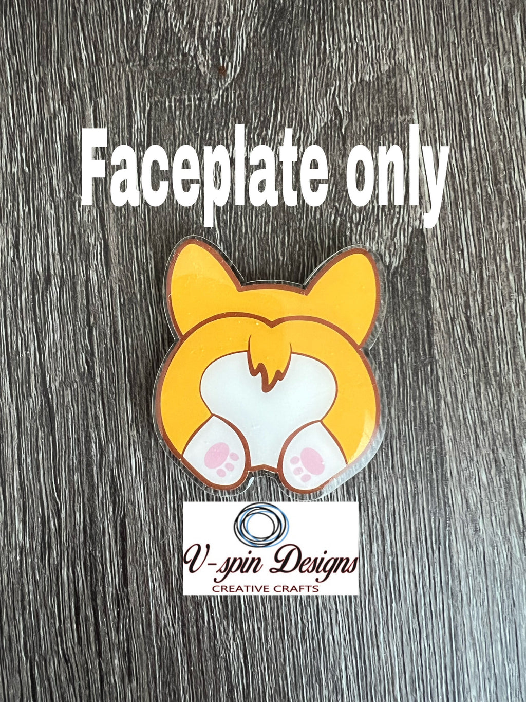 Corgi dog retractable badge reel/ID Holder/card holder/dog badge reels
