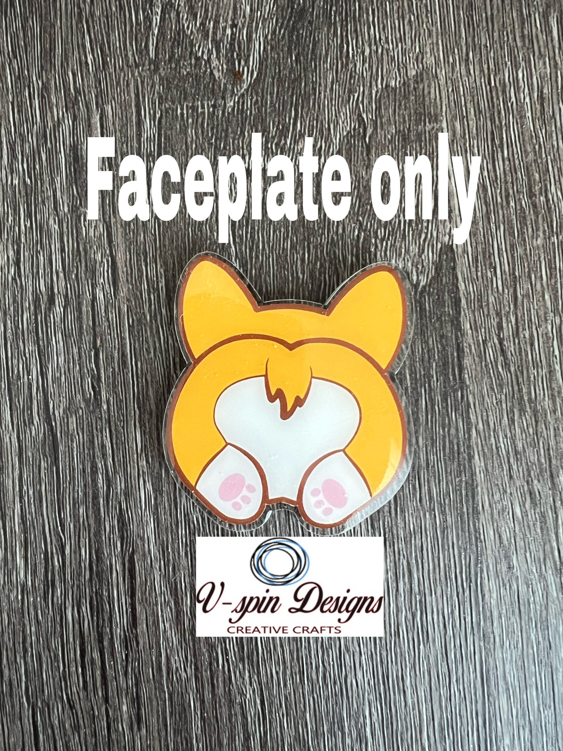Corgi dog retractable badge reel/ID Holder/card holder/dog badge reels