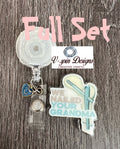 "We Nailed Your Grandma" Hip/Ortho Badge Reel | Funny Surgical Retractable ID Holder